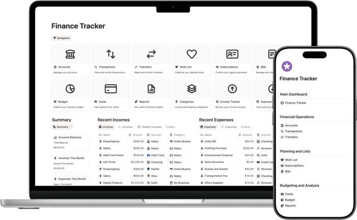 Organize Your Finances Now